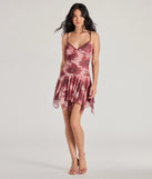 Sweet Dreams Hanky Hem Floral Mini Dress