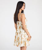 Sunshine Romance Floral Babydoll Dress