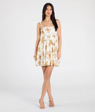 Sunshine Romance Floral Babydoll Dress