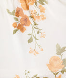Sunshine Romance Floral Babydoll Dress