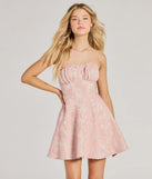 The Adorable Classic Strapless Corset Floral Skater Dress is a mini dress that will make a statement with its short hemline and on-trend details to have you ready for any event!