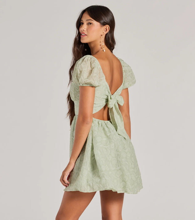 Short Sleeve Freeda Twist Neck Skater Dress Flawless Flirty Puff Sleeve Tie Back Skater Dress Windsor Short Sleeve Freeda Twist Neck Skater Dress Flawless Flirty Puff Sleeve Tie Back Skater Dress Windsor