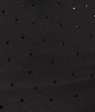 Revamp your 2025 wardrobe with this chic addition, the Trendy-Glam Rhinestone Mesh Drop Waist Mini Dress in black, perfect for elevating your style in the new year.