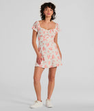 Revamp your 2025 wardrobe with this chic addition, the Sure To Adore Puff Sleeve A-Line Short Floral Dress in ivory, perfect for elevating your style in the new year.