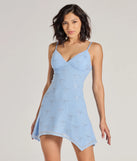 The Major Flirt Rhinestone Bow A-Line Mini Dress is a mini dress that will make a statement with its short hemline and on-trend details to have you ready for any event!