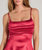 Own every entrance in the True Perfection Pleated Satin Skater Dress, a burgundy party dress perfect for milestone birthdays and grad parties, or dancing through autumn nights and unforgettable bachelorette celebrations.