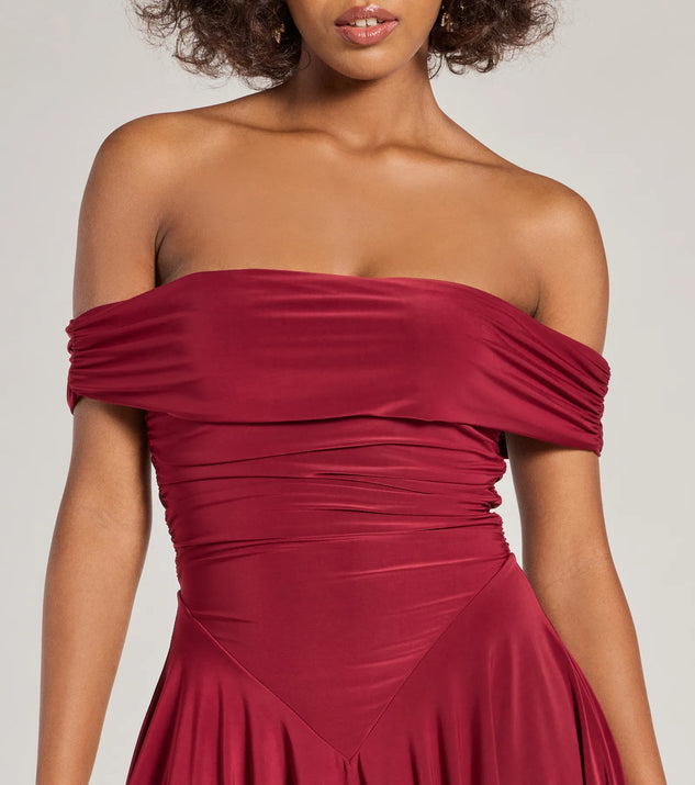 Be With You Off-The-Shoulder Skater Dress | Windsor