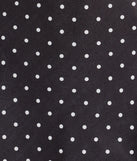 Revamp your 2025 wardrobe with this chic addition, the Spotted You V-Neck Polka Dot A-Line Mini Dress in black, perfect for elevating your style in the new year.