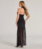 Stay effortlessly stylish on a winter vacation in the Sheer Perfection Ruched Maxi Mesh Tube Dress, a black maxi dress with an elevated fabric and ankle-grazing length for ultimate holiday-ready allure.