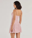 Own every entrance in the Sweet Glamour Beaded Strap Lace Mini Dress, a pink party dress perfect for milestone birthdays and grad parties, or dancing through summer nights and unforgettable bachelorette celebrations.