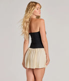 Revamp your 2025 wardrobe with this chic addition, the On-Trend Vibe Strapless Drop Waist Skater Dress in black, perfect for elevating your style in the new year.
