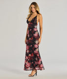 Celebrate the special day in the Whimsical Blooms Sleeveless Floral Maxi Dress, a black country wedding guest dress with soft, romantic details that blend charm and sophistication.