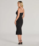 Own every entrance in the Shimmering Nights Cowl Neck Glitter Midi Dress, a black party dress perfect for milestone birthdays and grad parties, or dancing through summer nights and unforgettable bachelorette celebrations.