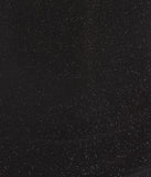 Make a bold statement in the Shimmering Nights Cowl Neck Glitter Midi Dress in black, the perfect spring dress for weddings, cocktail hours, nights out, and/or seasonal celebrations.