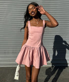 Feel confident and photo-ready in the Isn't She Lovely Sleeveless Ruffle Skater Dress, a pink graduation dress perfect for 2025 ceremonies and parties.