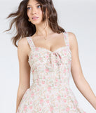 With its mid-calf hem and popular flattering fit, the Captivating Blooms Corset A-Line Floral Midi Dress in ivory nails the balance of trend and ease, redefining go-to midi dresses for any occasion.