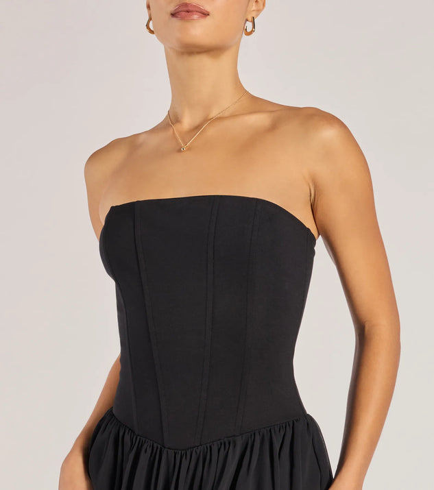 新品未使用 litenリテン Drop line dress黒 Glam Drama Rhinestone Mesh A-Line Mini Dress | Windsor