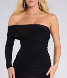 Own every entrance in the Majestic Style One-Shoulder Mini Dress, a black party dress perfect for milestone birthdays and grad parties, or dancing through summer nights and unforgettable bachelorette celebrations.