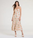 Step into milestone moments with the Delightful Directions V-Neck Floral Ruffled Midi Dress, a standout in ivory dresses perfect for birdal showers, Easter celebrations, and 2025 grad looks.
