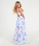 Make a bold statement in the Sunshine Dream Open Tie Back Floral Maxi Dress in white, the perfect spring dress for weddings, cocktail hours, nights out, and/or seasonal celebrations.