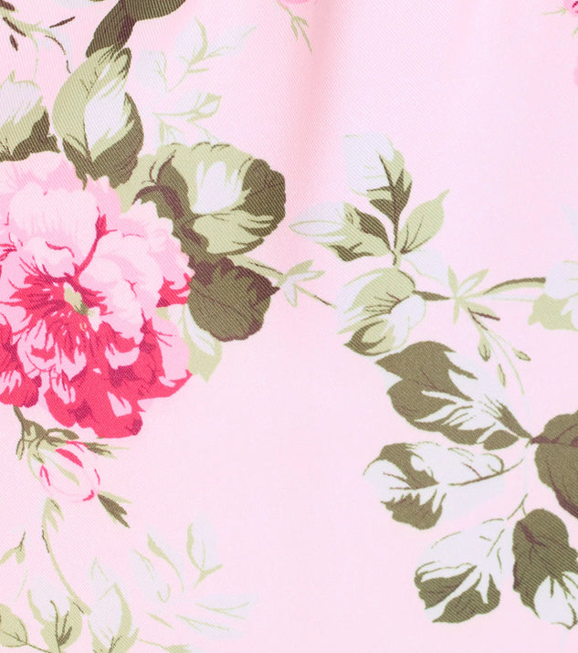Tea Time Corset Lace-Up Floral Skater Dress | Windsor