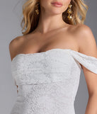 Shine with confidence, elegance, and standout style in the Lavish And Lovely Bodycon Lace Midi Dress—a white graduation dress designed with a fresh silhouette and the latest trends.