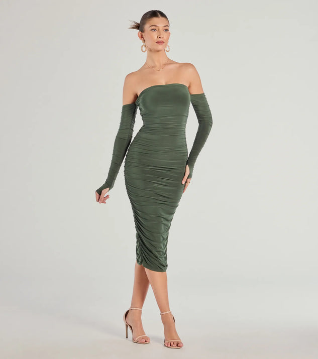 【Her lip to】Airy Volume Sleeve Dress Herlipto Airy Volume Sleeve Dress