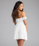 Shine with confidence, elegance, and standout style in the Sweet And Sultry Corset Lace Skater Dress—a white graduation dress designed with a fresh silhouette and the latest trends.