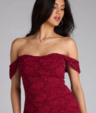 Lavish And Lovely Bodycon Lace Midi Dress