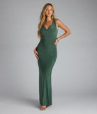 Little Bit Of Drama Low Back Maxi Dress
