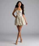 Feeling Pretty Cute Floral Skater Short Dress