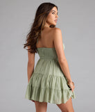 Vacay Booked Halter Skater Mini Dress