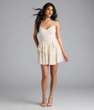 Shine with confidence, elegance, and standout style in the Fairytale Daze Strappy Back Chiffon Skater Dress—a ivory graduation dress designed with a fresh silhouette and the latest trends.