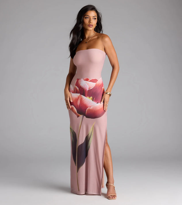 未開封新品8y ②Ibiza Dress roosa bloom print Bloom of Rose