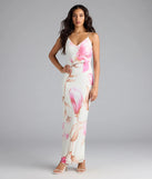 Lovely Look Floral Mesh Maxi Dress
