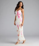 Lovely Look Floral Mesh Maxi Dress