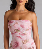 Special Something Floral Bodycon Midi Dress