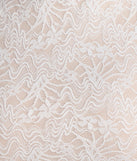 Alluring Beauty Mock Neck Bodycon Lace Short Dress