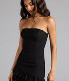 Sassy Babe Drop Waist Ruffled Mini Dress