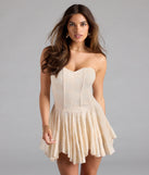 Shine with confidence, elegance, and standout style in the Sweet Yet Sultry Lace Skater Mini Dress—a natural graduation dress designed with a fresh silhouette and the latest trends.