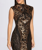 Sequin Diva Midi Dress