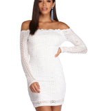 Crocheted With Love Off Shoulder Dress