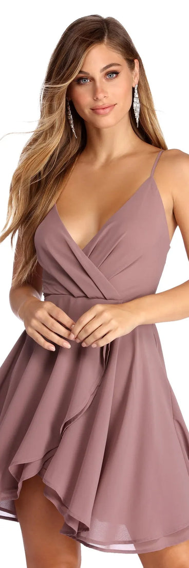 Chiffon Flow Skater Dress