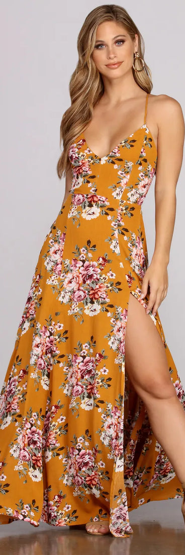 Better Bloom Gauze Maxi Dress