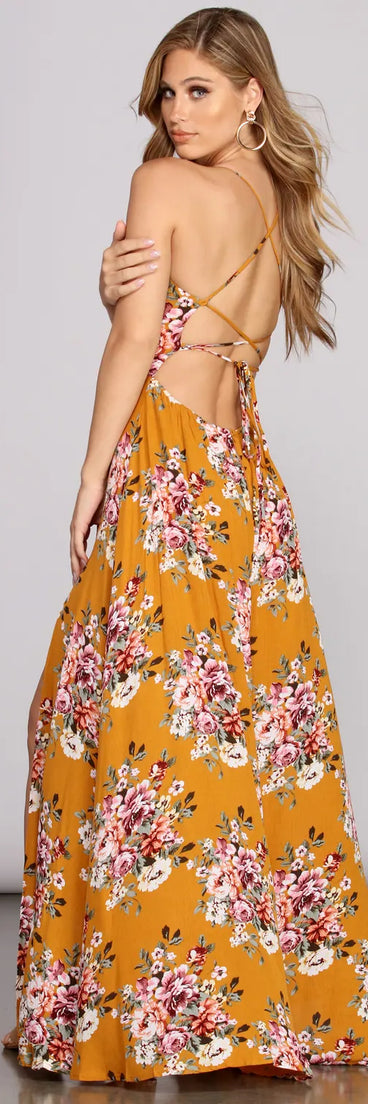 Better Bloom Gauze Maxi Dress
