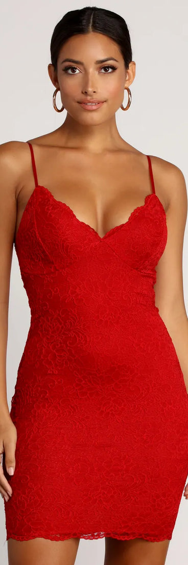 Ravishing Lace Bodycon Dress