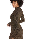Extravagant Glitter Mini Dress