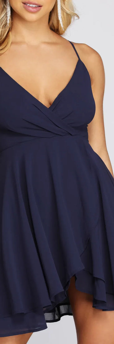 Chiffon Flow Skater Dress