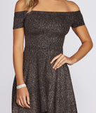 Glitter Glam High Low Dress