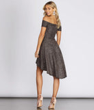 Glitter Glam High Low Dress